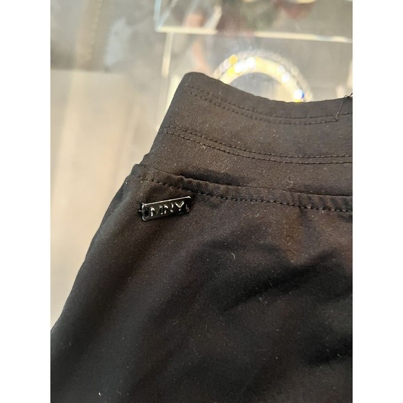 Marc New York Sweatpants Womens L Black Tapered Leg Stretch Missing Drawstring - Picture 13 of 14